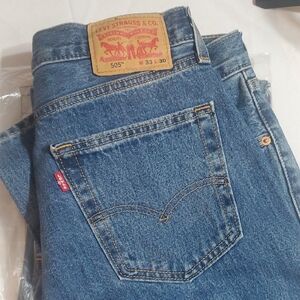 2 Pair Of Levi's Classic Straight Blue Jeans